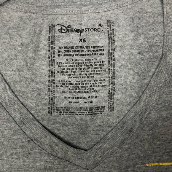 Disney Store Tinkerbell v-neck tee size XS - Picture 2 of 4
